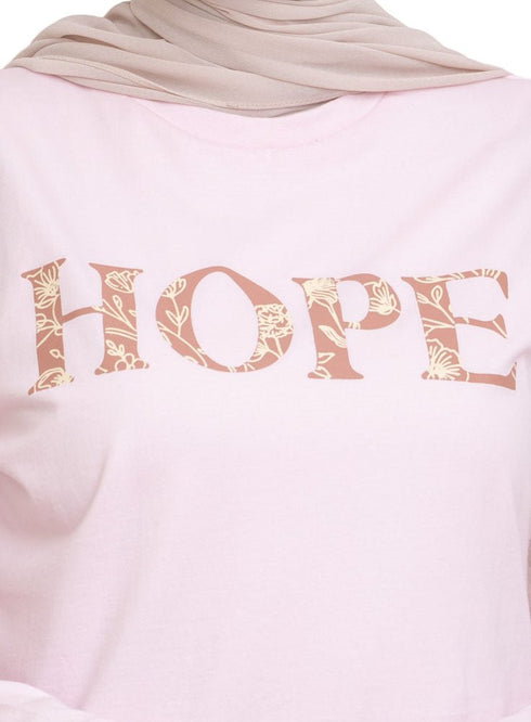 Pink Printed Long - Sleeve Design 8 - Khotwh